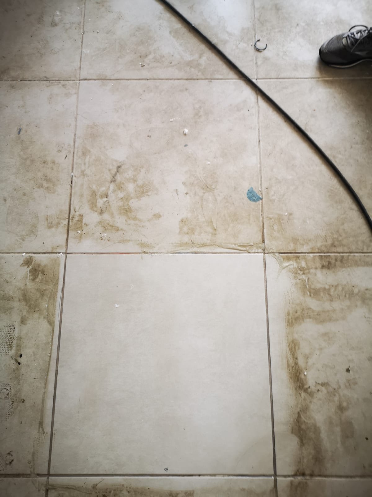 Porcelanato após obra