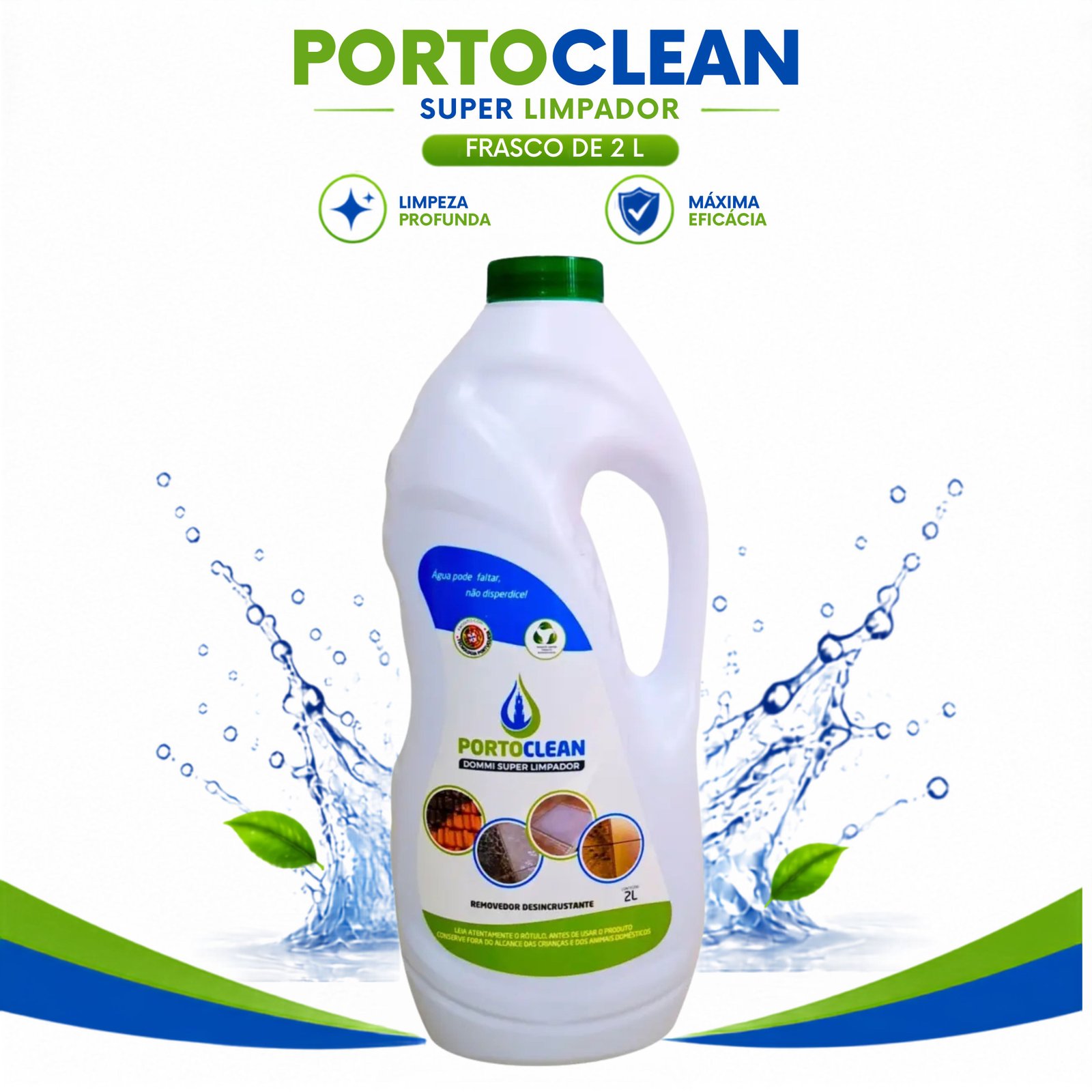 PORTO CLEAN Super Limpador frasco de 2 litros